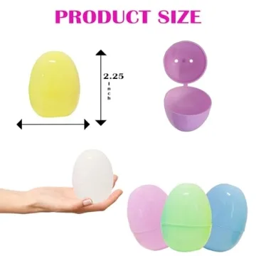 Pastel Fillable Easter Eggs - Perfect for all Occasions