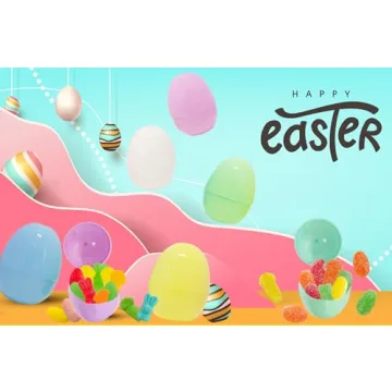 Pastel Fillable Easter Eggs - Perfect for all Occasions