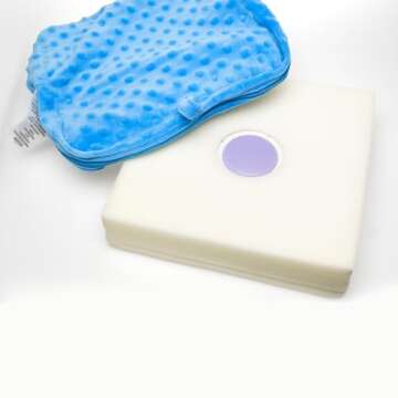 Special Needs Essentials FocusPad Seat - Vibrating Cushion for Sensory Kids | Sensory Foot Cushion | Therapy Tools for Kids and Adults with ADHD & Autism | Fidget Toys | Portable and Lightweight -Blue