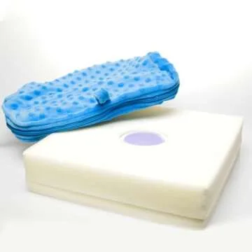 Special Needs Essentials FocusPad Seat - Vibrating Cushion for Sensory Kids | Sensory Foot Cushion | Therapy Tools for Kids and Adults with ADHD & Autism | Fidget Toys | Portable and Lightweight -Blue