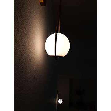 HOLKIRT Mid-Century Modern Wall Sconces Bathroom Globe Vanity Light Fixture Brass Set of 2