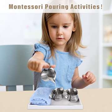 Honeydak 4 Pieces Creamer Pitcher Bell Shaped 3 Ounce Espresso Pouring Cup Stainless Steel Creamer Pitcher Mirror Finish Mini Stainless Steel Pitcher for Coffee Shop Restaurant Bakery Kitchen