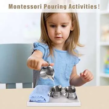 Honeydak 4 Pieces Creamer Pitcher Bell Shaped 3 Ounce Espresso Pouring Cup Stainless Steel Creamer Pitcher Mirror Finish Mini Stainless Steel Pitcher for Coffee Shop Restaurant Bakery Kitchen