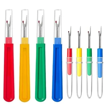 8Pcs Sewing Seam Rippers, Handy Stitch Rippers for Sewing/Crafting Removing Threads Tools (4 Large &...