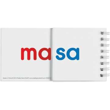 Really Good Stuff Libros de Sílabas (Spanish Syllable Flip Books) - 30 Flip Books