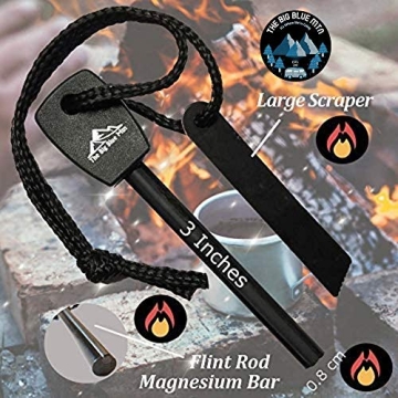 Big Blue Mtn Fire Starter - Emergency & Survival Pack