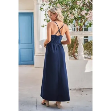 II ININ Women's Sundresses Elegant Maxi Dresses for Summer