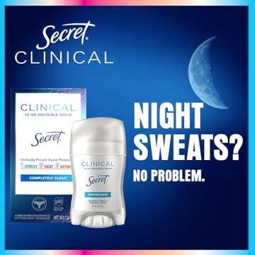 Secret Clinical Strength Antiperspirant for Women, 72hr Protection