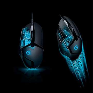 Logitech G402 Hyperion Fury Wired Gaming Mouse - Ultimate Precision for Gamers