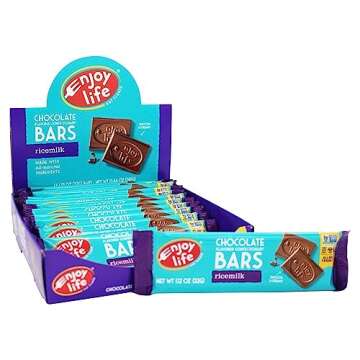 ENJOY LIFE Bar Rice Milk Chocolate Dairy Free Cs, 12 Count (Pack of 1)