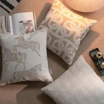 Croker Horse Luxury 20x20 Throw Pillow Covers