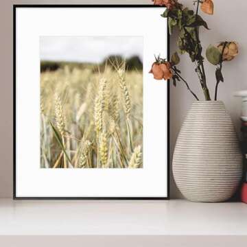 Elegant 6-Piece Metal Photo Frame Set for Home Decor