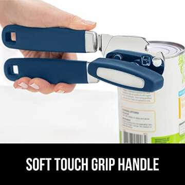 GORILLA GRIP Heavy Duty Can Opener with Ergonomic Handle