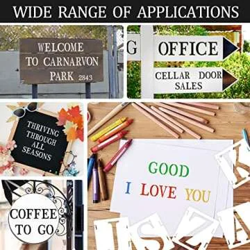 Versatile 43-Pcs Craft Stencils for Painting and More