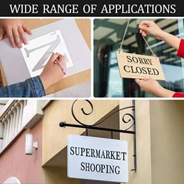 Versatile 43-Pcs Craft Stencils for Painting and More