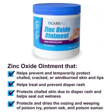 CareALL Zinc Oxide Ointment 20% Relief for Diaper Rash and More