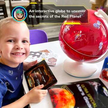 Orboot Mars Globe - Interactive Science Kit for Kids