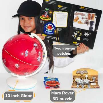 Orboot Mars Globe - Interactive Science Kit for Kids
