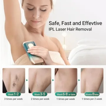 IPL Laser Hair Removal Device for At-Home Hair Removal