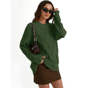 Trendy Queen Oversized Sweater For Chic Fall Layers