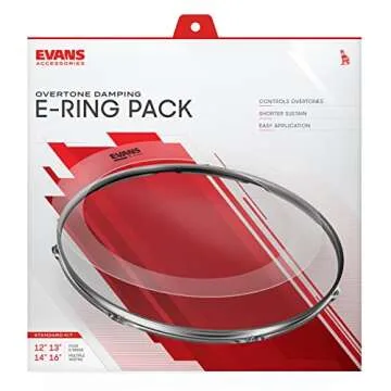 Evans E-Ring Pack, Standard - Versatile and Durable for Perfect Sound