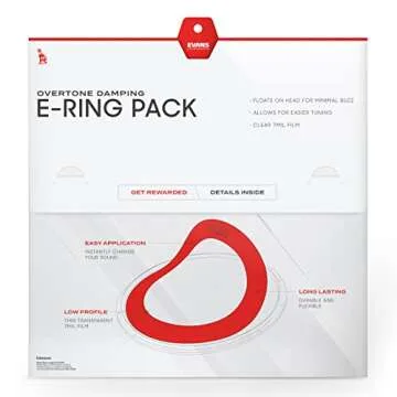 Evans E-Ring Pack Standard for Perfect Drum Sound Quality