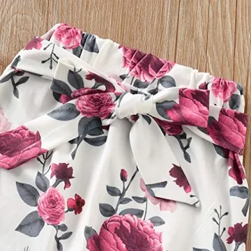 MIEKISA Baby Girls 3PCS Outfit for 6-12 Months