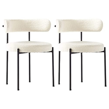 NIUYAO Modern Upholstered Dining Chair, Set of 2