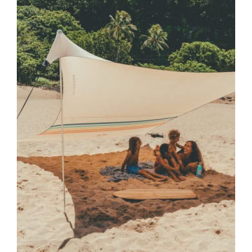 Neso Grande Beach Tent - 7ft Tall, 9x9ft, Rainbow