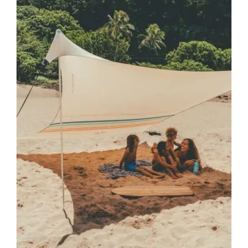 Neso Grande Beach Tent - 7ft Tall, 9x9ft, Rainbow