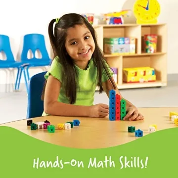 Snap Cubes Educational Math Toys for Kids 5+