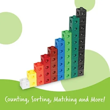 Snap Cubes Educational Math Toys for Kids 5+