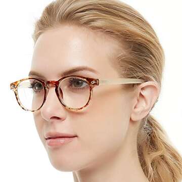 Stylish OCCI CHIARI Lightweight Reading Glasses for Women in Yellow