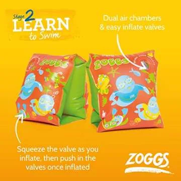 Zoggs Kid's Zoggy Swimming Armbands for Ages 1-6