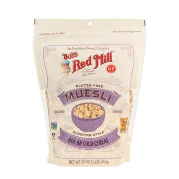Bob's Red Mill Gluten Free Muesli Cereal, 16oz (Pack of 4)