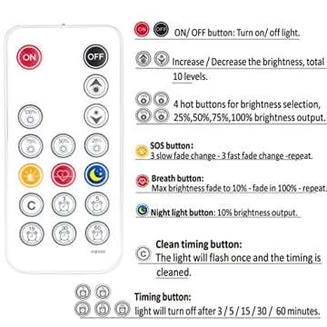 Kintion LED Vanity Mirror Lights with RF Remote, Dimmable Hollywood Style 13ft(4m), Bathroom Waterproof, for Full Body Mirror, Makeup Mirror, Vanity Mirror, Bathroom Mirror(Mirror Not Include)