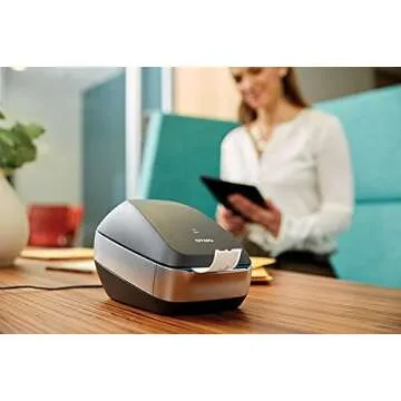 DYMO LabelWriter Wireless Label Printer | Direct Thermal Printer, Great for Shipping, Warehouse Labels, Name Badges, Barcodes and More, Connect Through Wi-Fi, for Home & Office Organization, Black