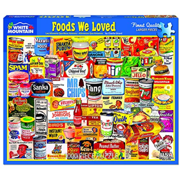 White Mountain Foods We Loved 1000 Piece Jigsaw Puzzle