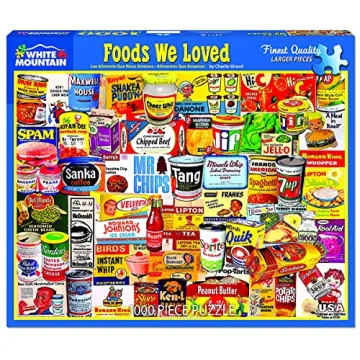 White Mountain Foods We Loved 1000 Piece Jigsaw Puzzle