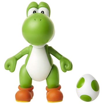 Super Mario Green Yoshi 4-Inch Action Figure with Egg