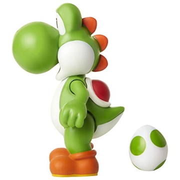 Super Mario Green Yoshi 4-Inch Action Figure with Egg