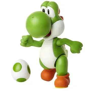 Super Mario Green Yoshi 4-Inch Action Figure with Egg