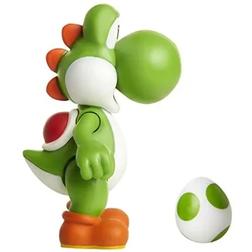 Super Mario Green Yoshi 4-Inch Action Figure with Egg