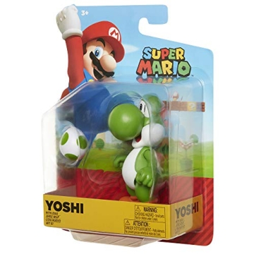 Super Mario Green Yoshi 4-Inch Action Figure with Egg