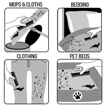 Ninamar Lint & Hair Removal Brush for Effortless Cleaning