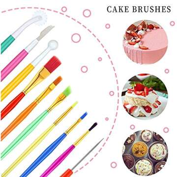 Alieny 21 Pieces Cake Decorating Tool Set for Perfect Cakes