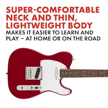 Fender Squier Debut Telecaster Guitar for Beginners with Free Lessons
