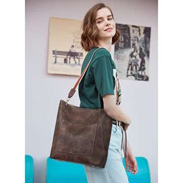 Stylish BROMEN Bucket Bag for Everyday Elegance