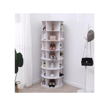 Weinstein Rotating Shoe Rack - Holds 35 Pairs Stylishly