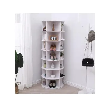 Weinstein Rotating Shoe Rack - Holds 35 Pairs Stylishly